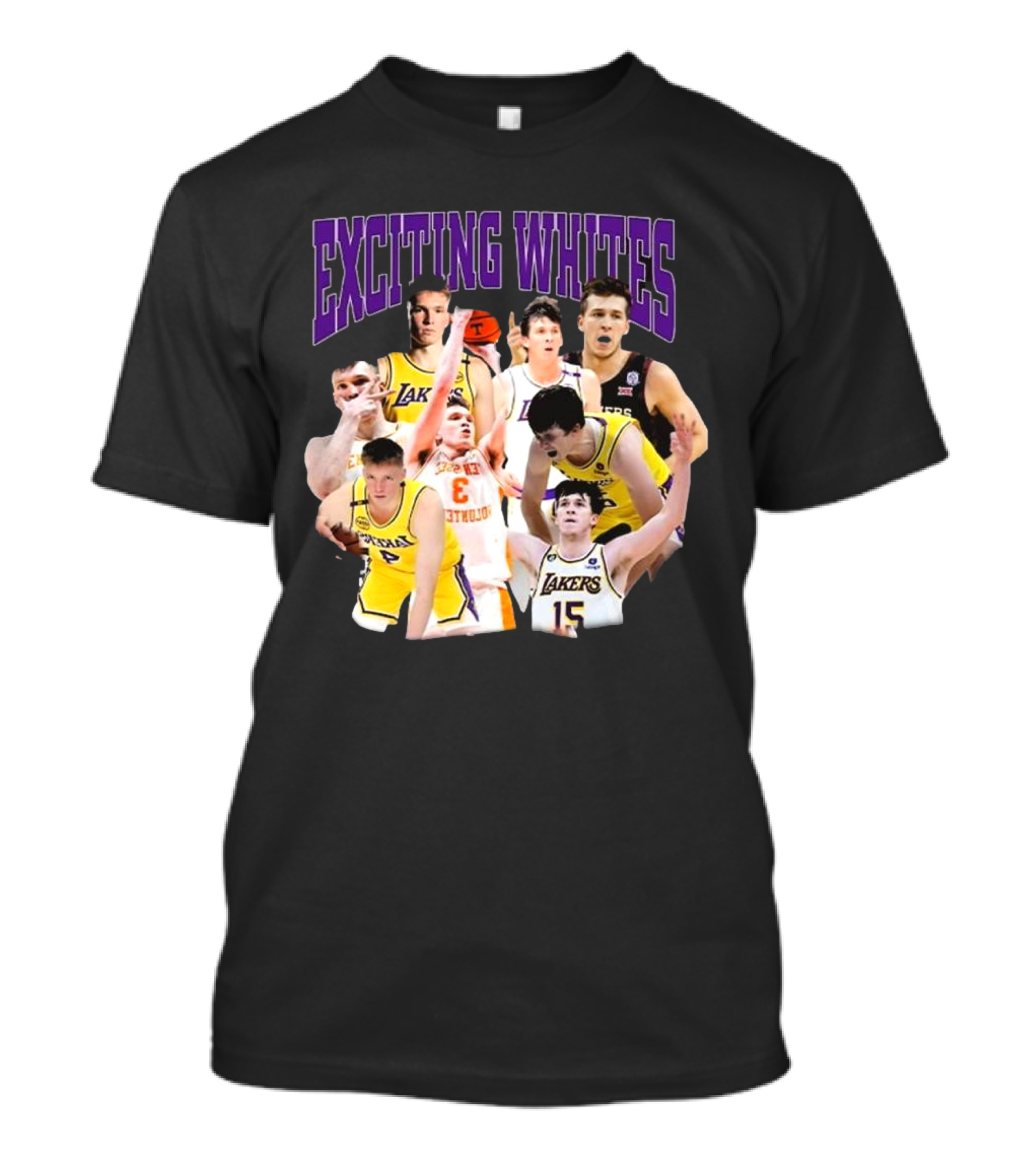Dalton Knecht Austin Reaves Exciting Whites Lakers Basketball T-Shirt