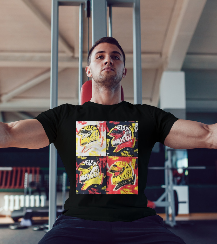 Red Bull Racing Verstappen Pop Art Helmet T-Shirt