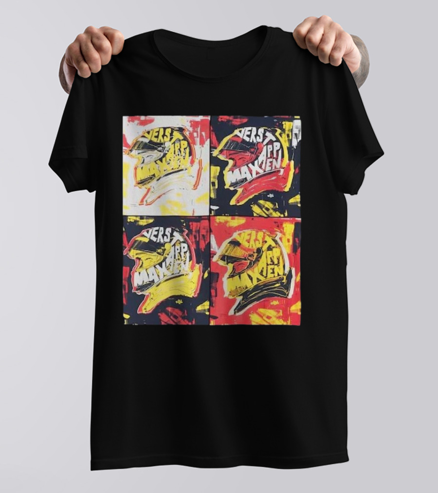 Red Bull Racing Verstappen Pop Art Helmet T-Shirt