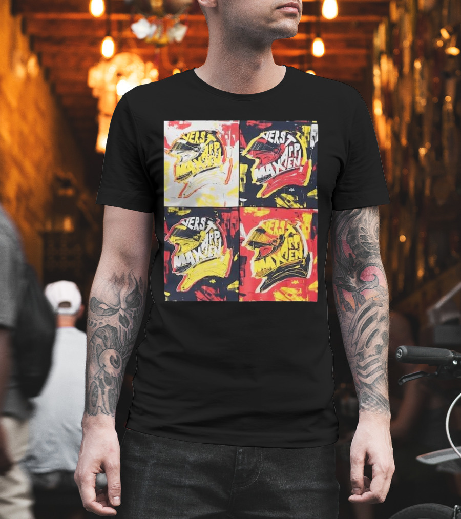 Red Bull Racing Verstappen Pop Art Helmet T-Shirt