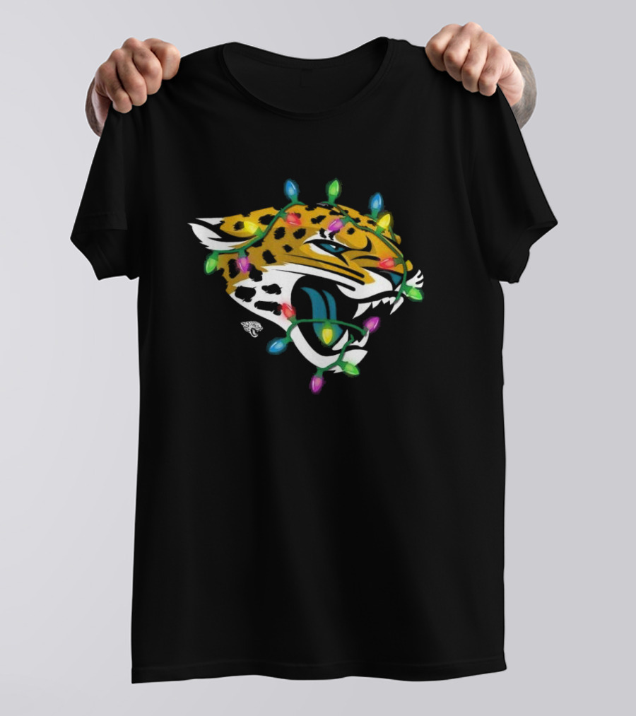 Jacksonville Jaguars Holiday Lights T-Shirt
