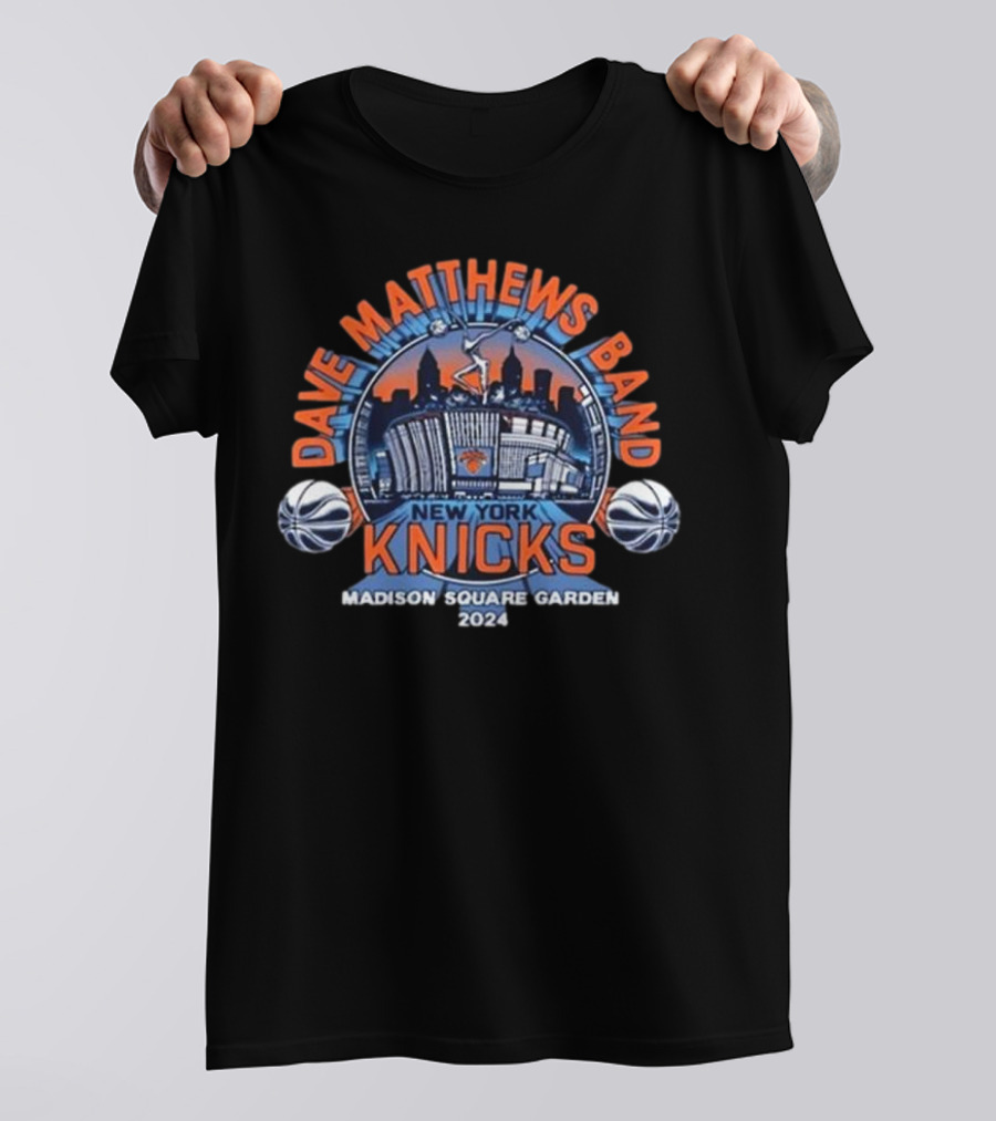 Dave Matthews Band New York Knicks Madison Square Garden T-Shirt