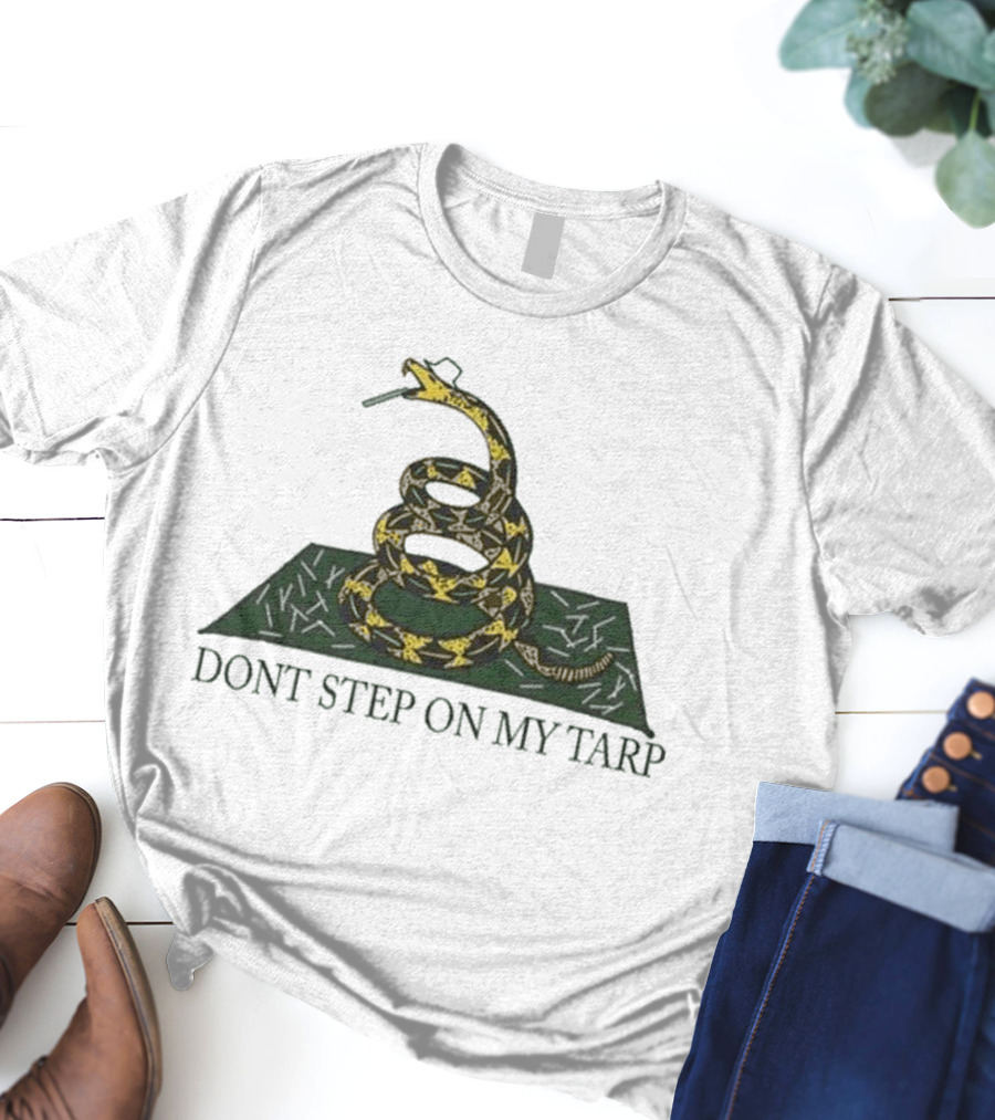 Don’t Step On My Tarp Snake Logo Festival T-Shirt