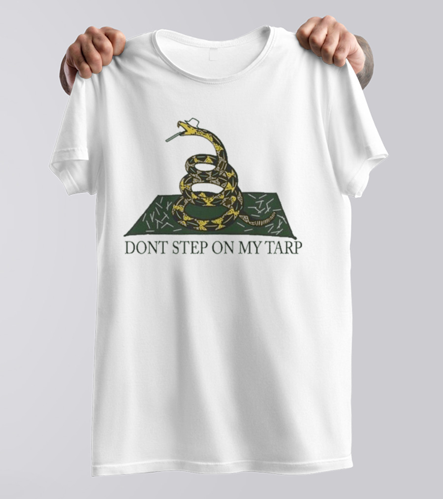 Don’t Step On My Tarp Snake Logo Festival T-Shirt