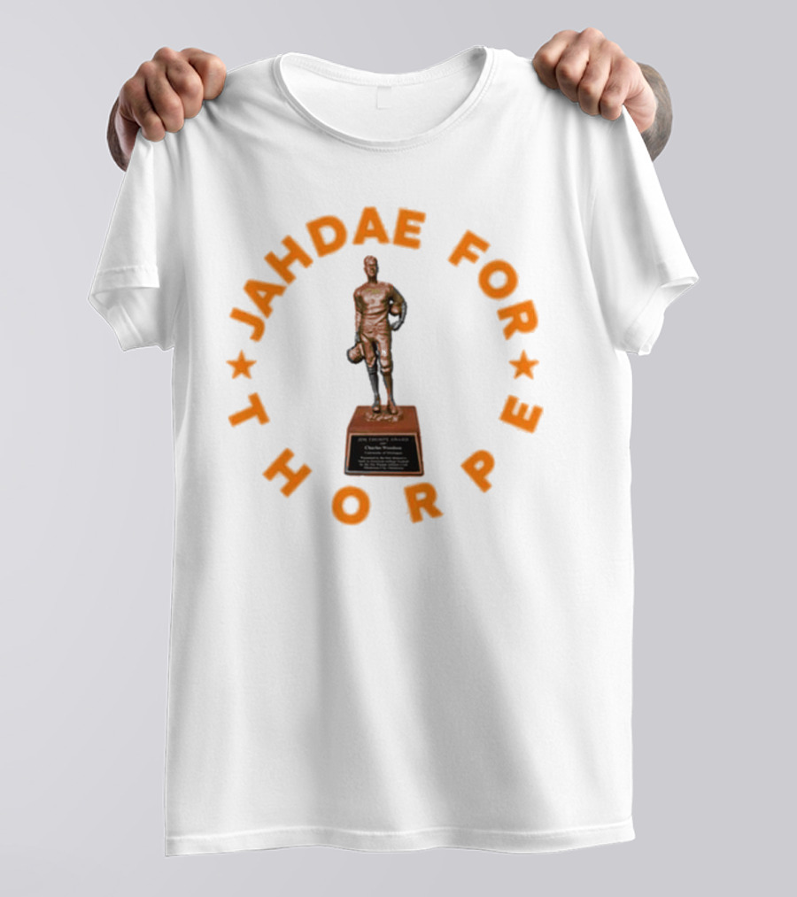 Jahdae For Thorpe Bronze Trophy Tribute Featuring Michael Taaffe T-Shirt