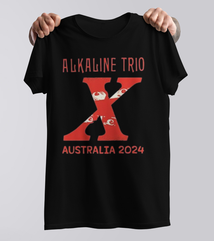 Alkaline Trio X Blood Hair Eyeballs Australia T-Shirt