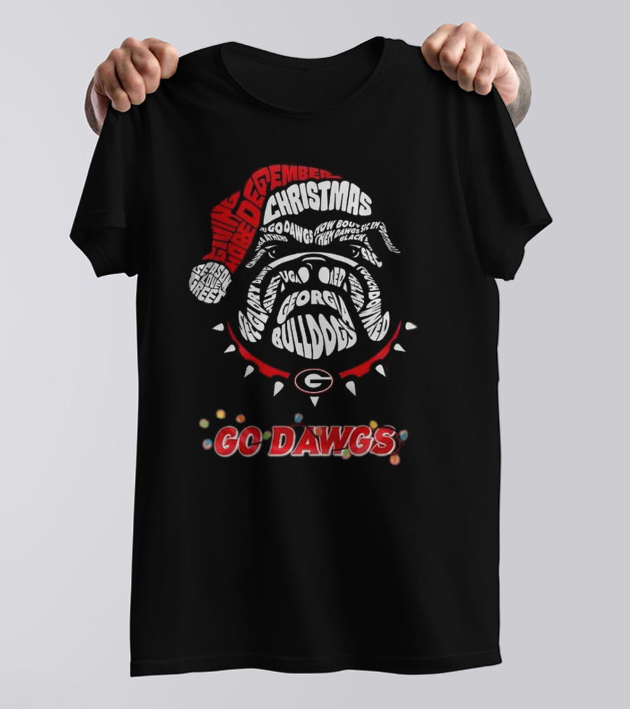 Georgia Bulldogs December Christmas Go Dawgs Georgia Bulldogs Bowls T-Shirt