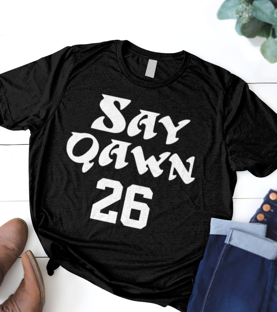 Saquon Barkley Say Qawn 26 Football T-Shirt