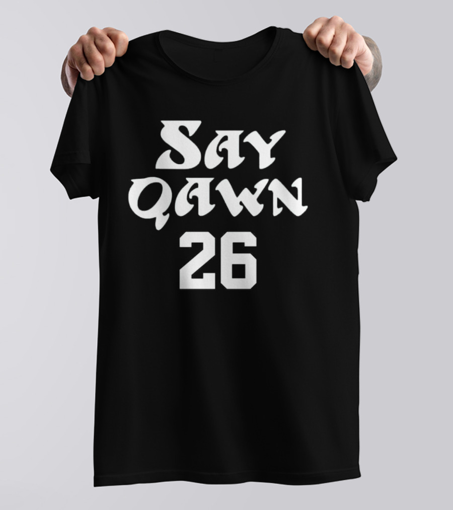 Saquon Barkley Say Qawn 26 Football T-Shirt