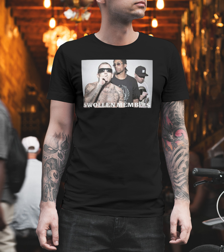Subnoize Swollen Members Armed To The Teeth Group Image T-Shirt
