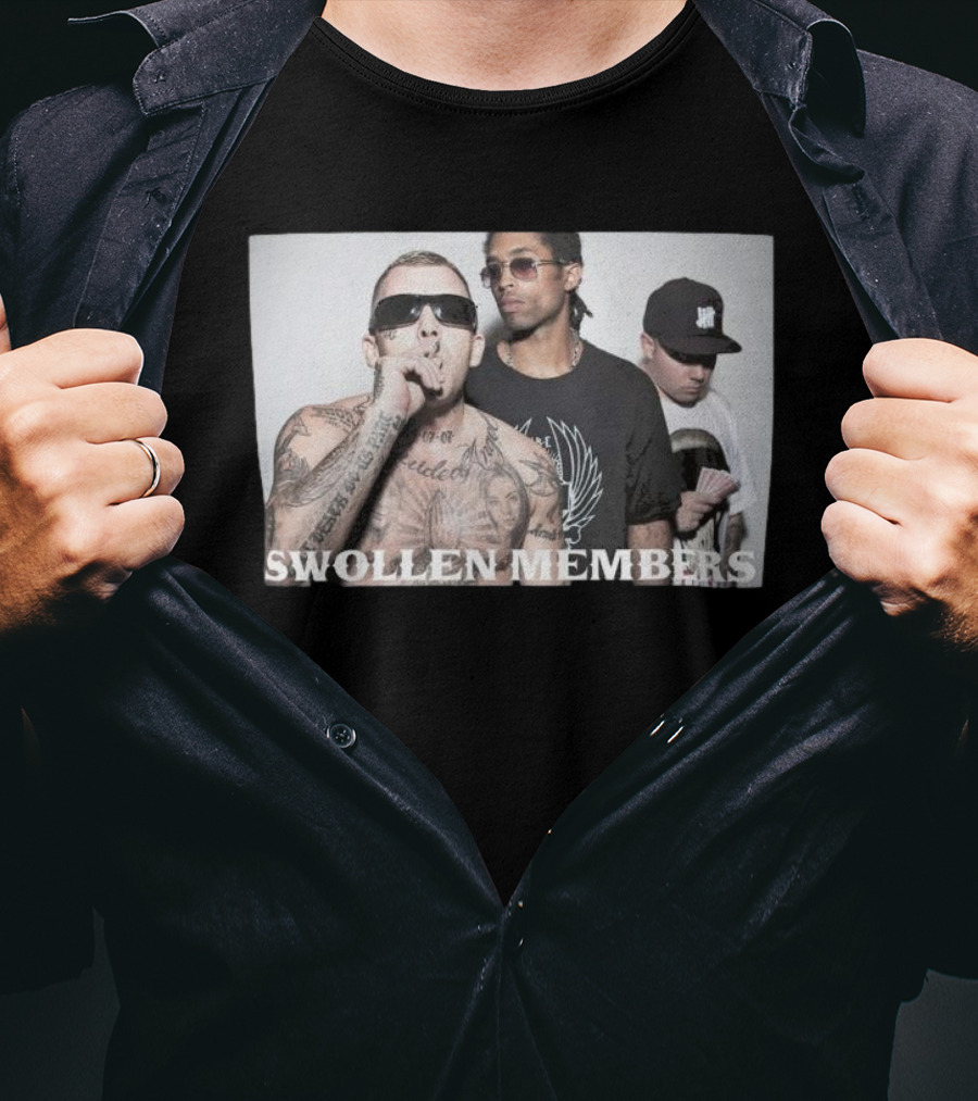 Subnoize Swollen Members Armed To The Teeth Group Image T-Shirt