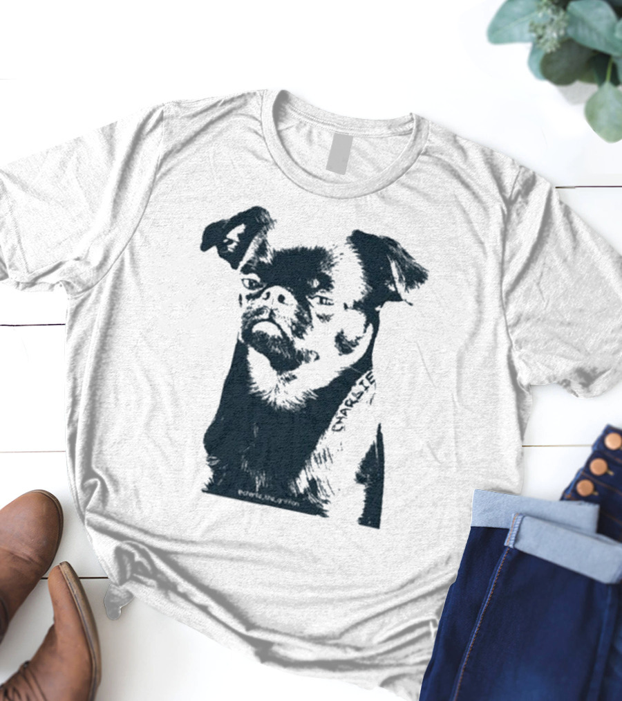 Charlie The Griffon Charlie Face Sketch T-Shirt