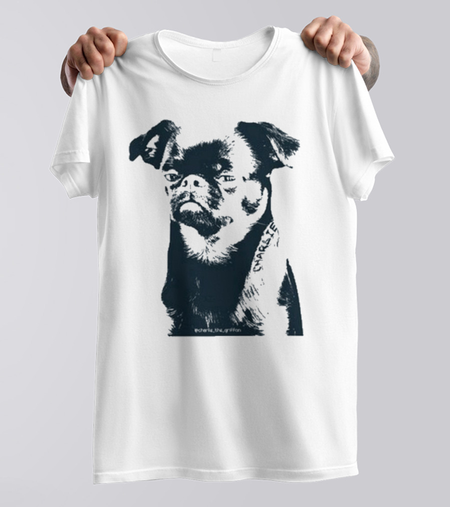 Charlie The Griffon Charlie Face Sketch T-Shirt