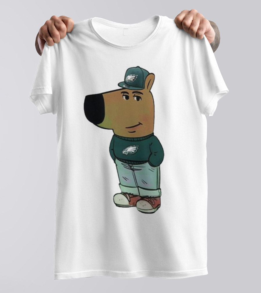 I Am Just A Chill Guy Philadelphia Eagles Character In Hat T-Shirt