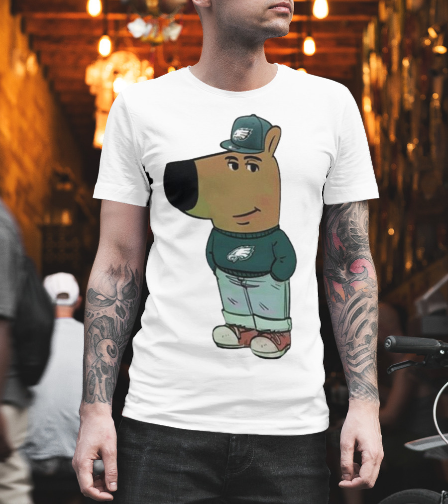 I Am Just A Chill Guy Philadelphia Eagles Character In Hat T-Shirt