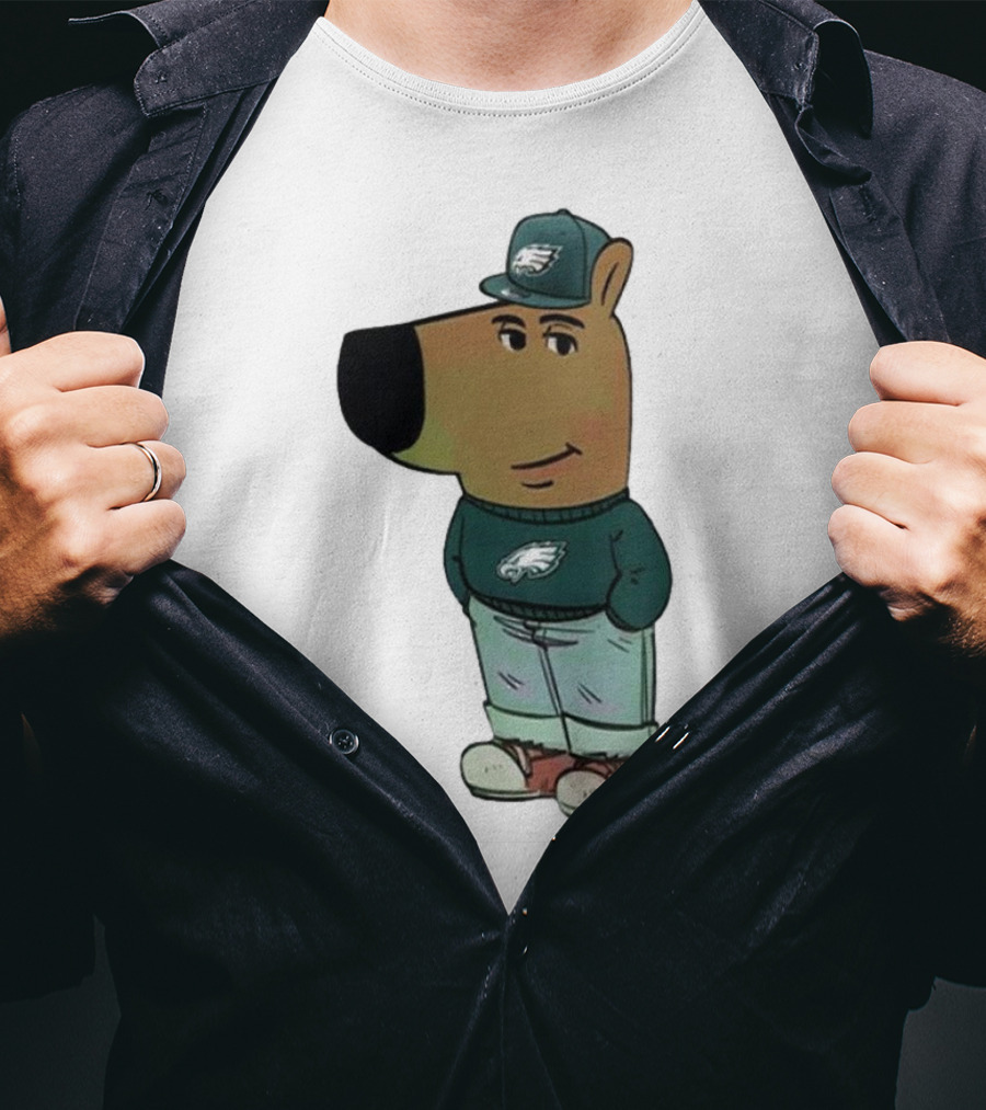 I Am Just A Chill Guy Philadelphia Eagles Character In Hat T-Shirt