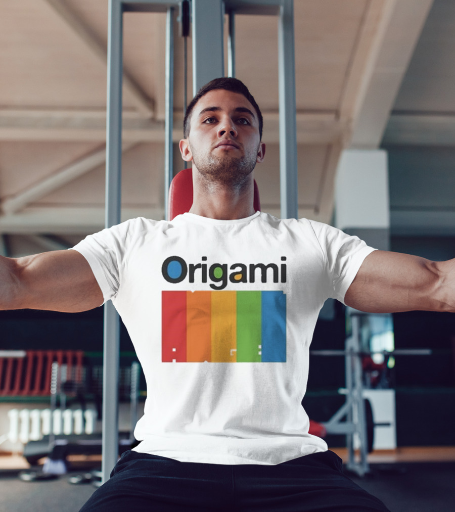 Origami Spectrum Rainbow Blocks T-Shirt