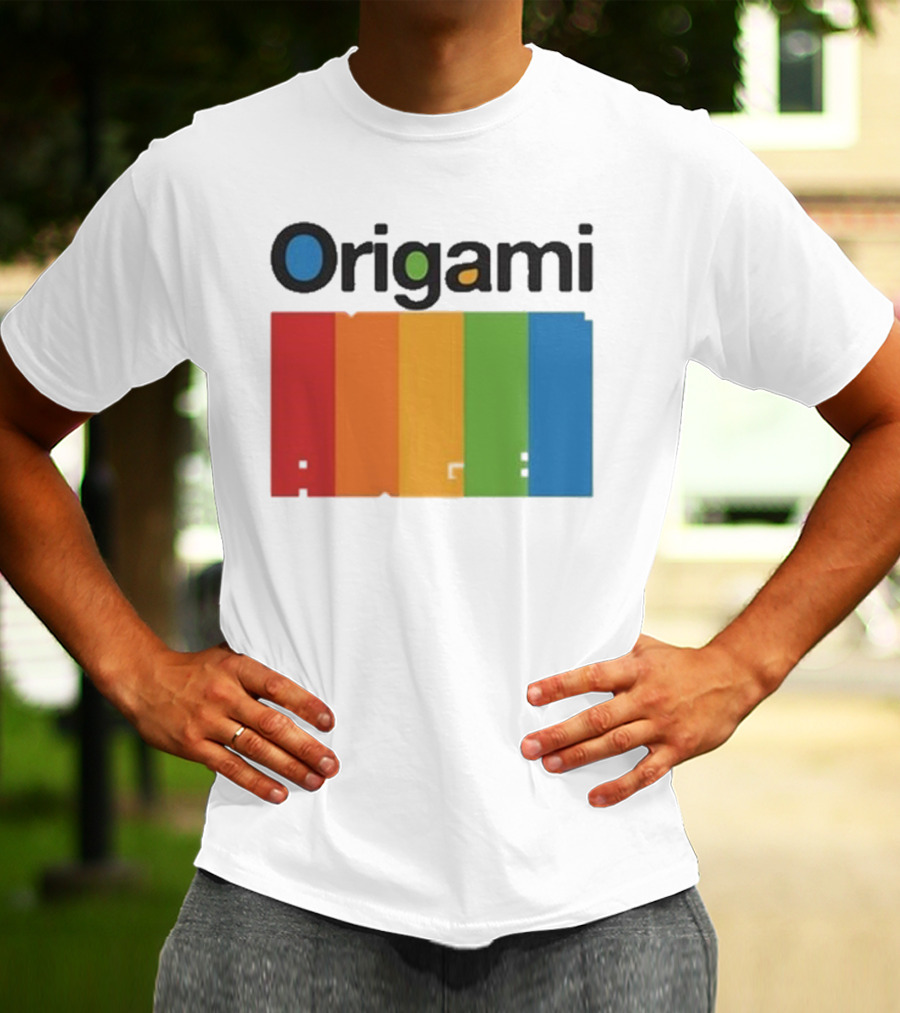 Origami Spectrum Rainbow Blocks T-Shirt