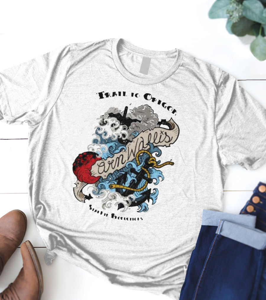 Trail To Oregon Cornwallis Ship Features T-Shirt