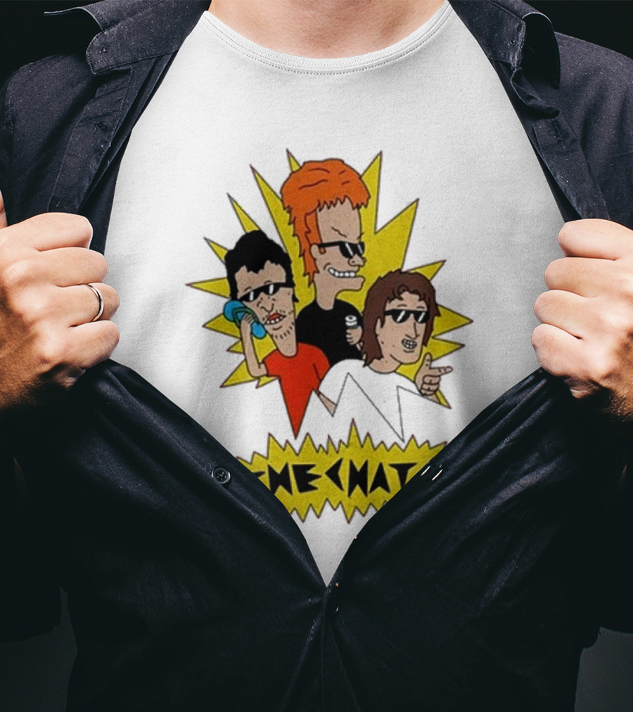 The Chats Beavis Butthead White T-Shirt
