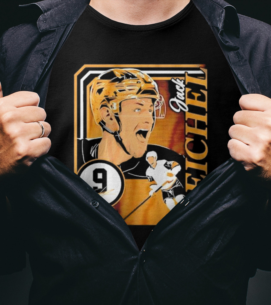 Jack Eichel Las Vegas Hockey Collage Frame T-Shirt