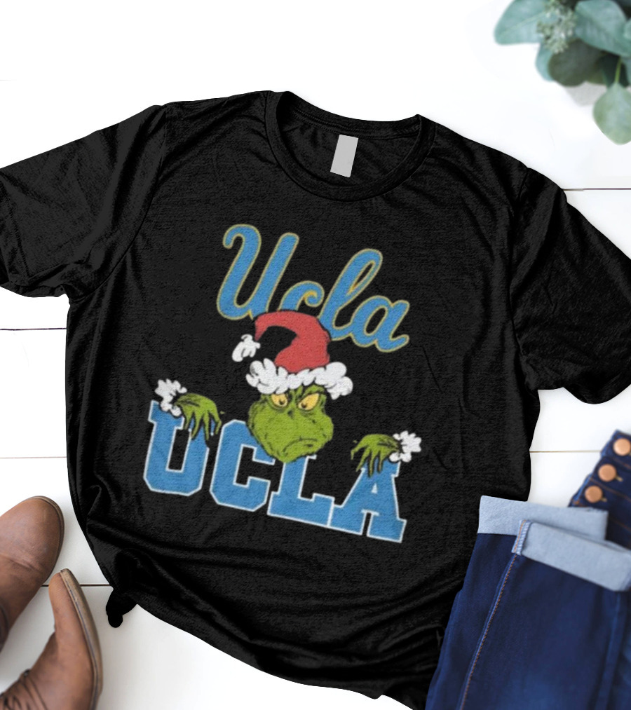 UCLA Bruins NCAA Football Grinch Christmas T-Shirt
