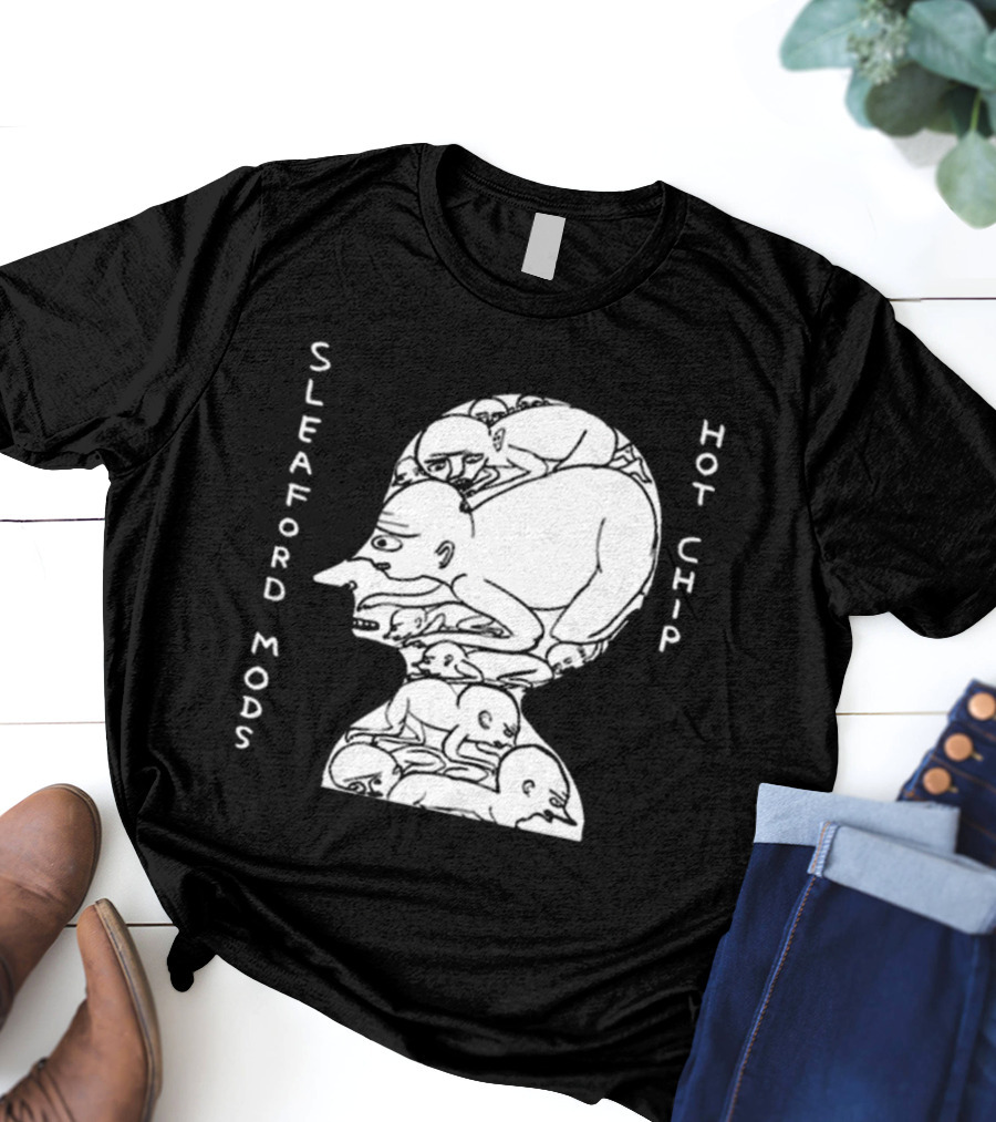 Sleaford Mods Hot Chip Abstract Figure Array T-Shirt