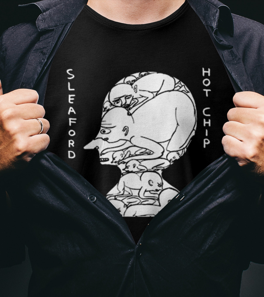 Sleaford Mods Hot Chip Abstract Figure Array T-Shirt