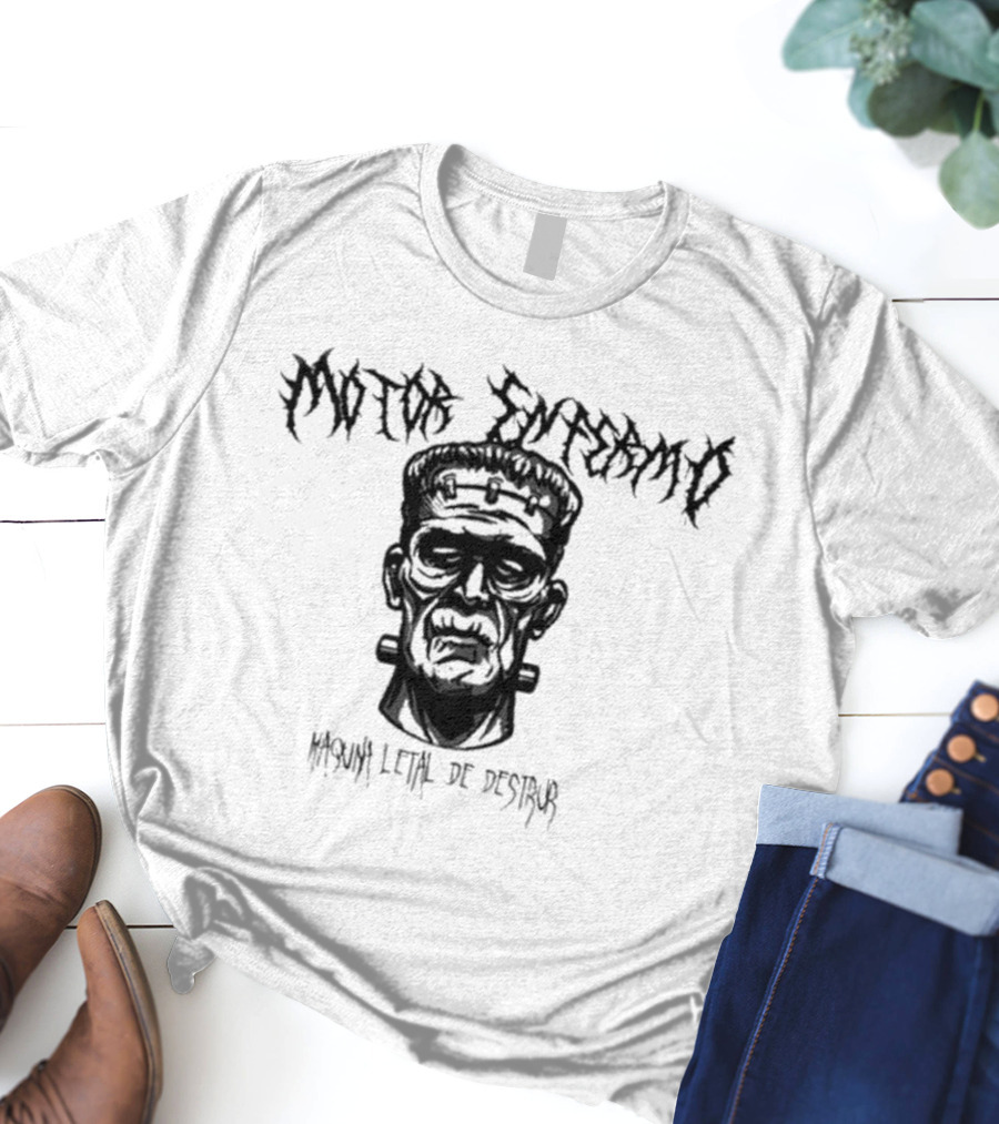 Airbag X Rolis Motor Enfermo Máquina Letal De Destruir - Frankenstein Monster T-Shirt