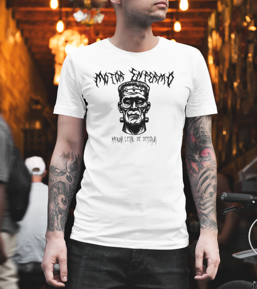 Airbag X Rolis Motor Enfermo Máquina Letal De Destruir - Frankenstein Monster T-Shirt