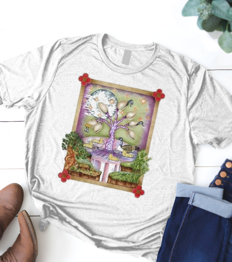 Crumbtheband Crumb Amama Enchanted Tree And Celestial Harmony T-Shirt