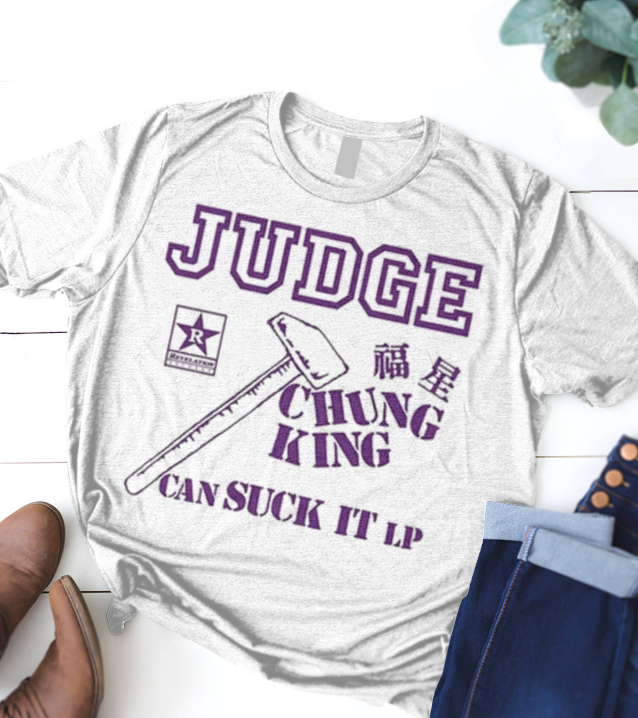 Judge Chung King Can Suck It LP Revelation Records Hammer Star T-Shirt