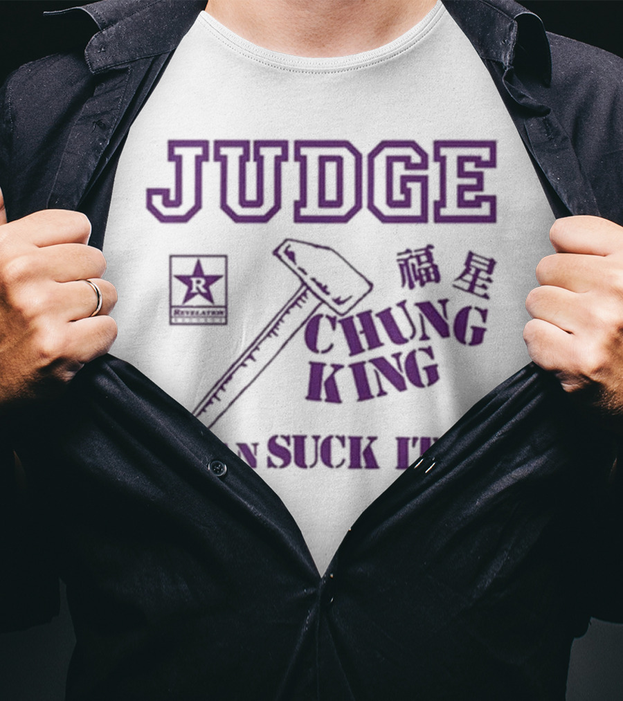Judge Chung King Can Suck It LP Revelation Records Hammer Star T-Shirt