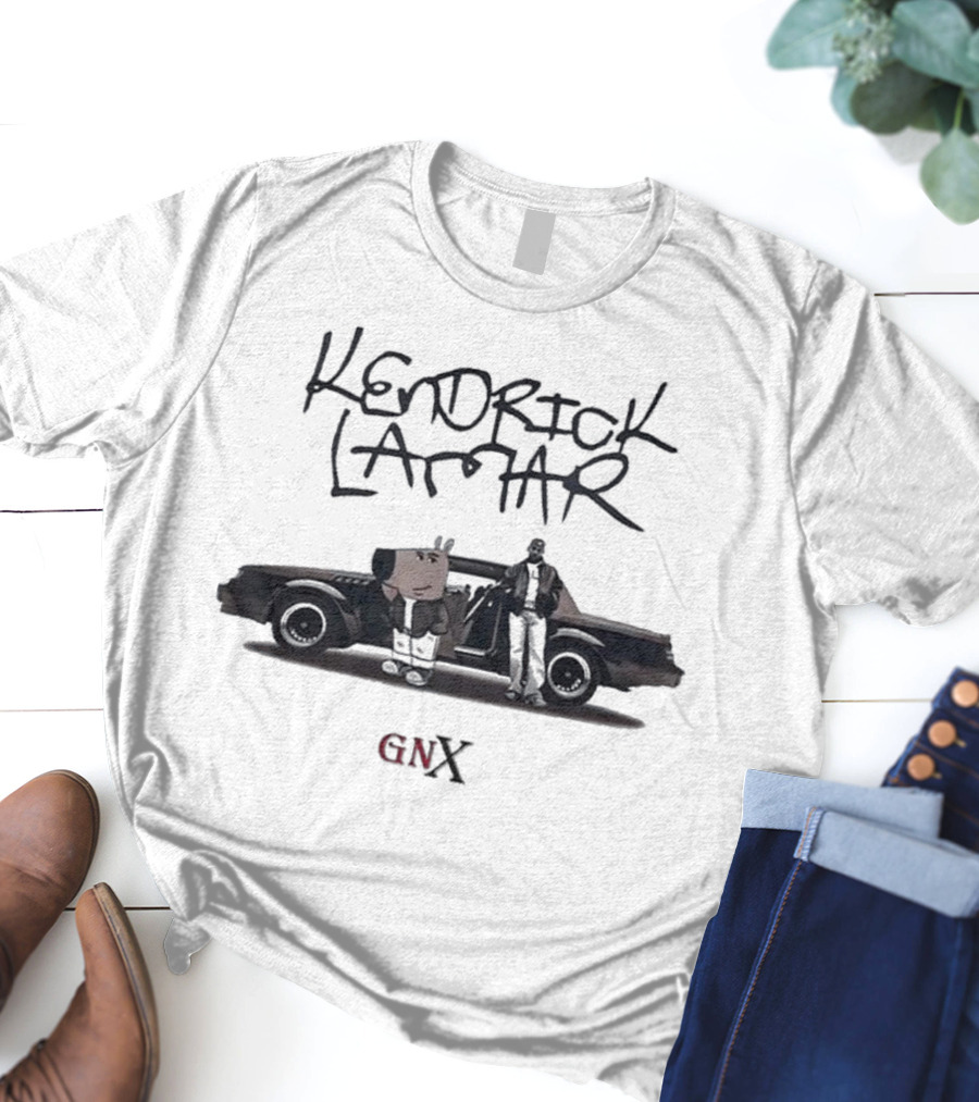 Kendrick Lamar Chill Guy Meme GNX Album Car T-Shirt