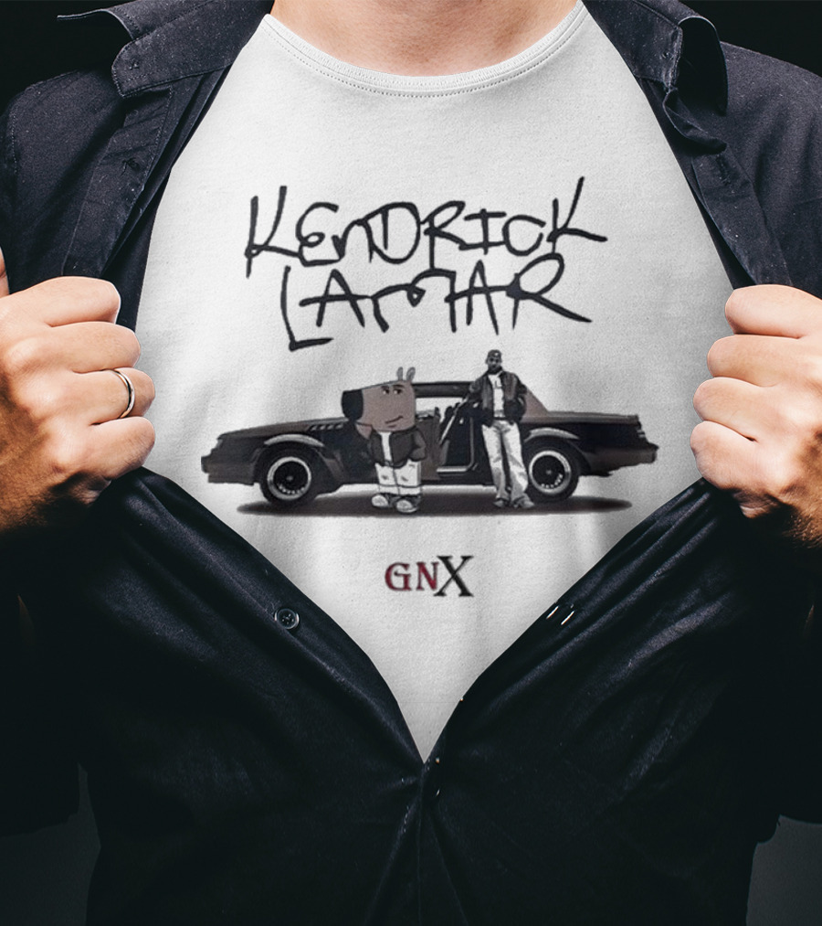Kendrick Lamar Chill Guy Meme GNX Album Car T-Shirt