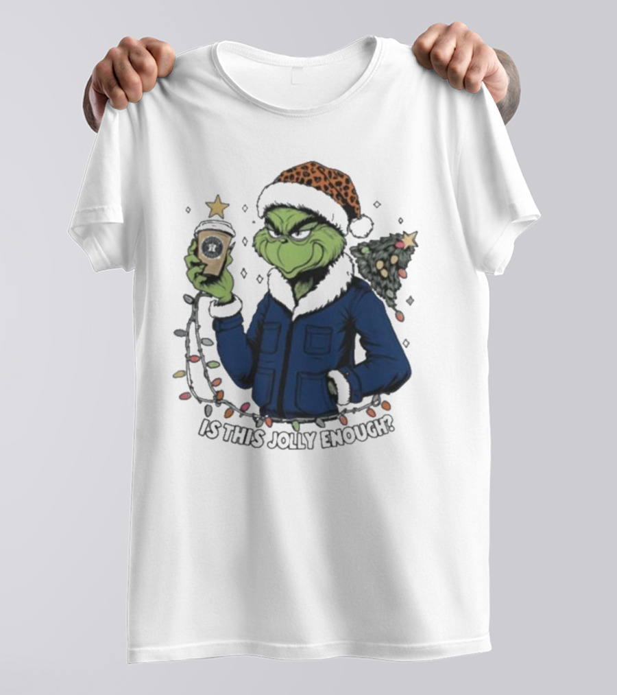 Houston Astros Grinch Christmas Is This Jolly Enough Holiday T-Shirt