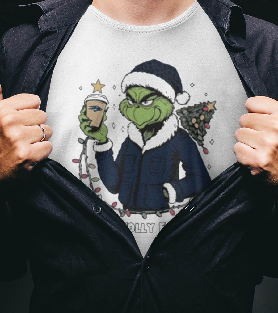 Nevada Wolf Pack Santa Grinch Is This Jolly Enough Merry Christmas T-Shirt