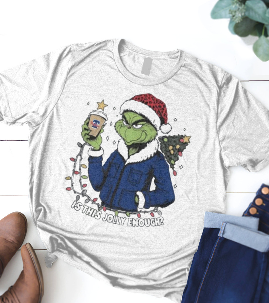 Philadelphia Phillies Grinch Is This Jolly Enough Merry Christmas T-Shirt