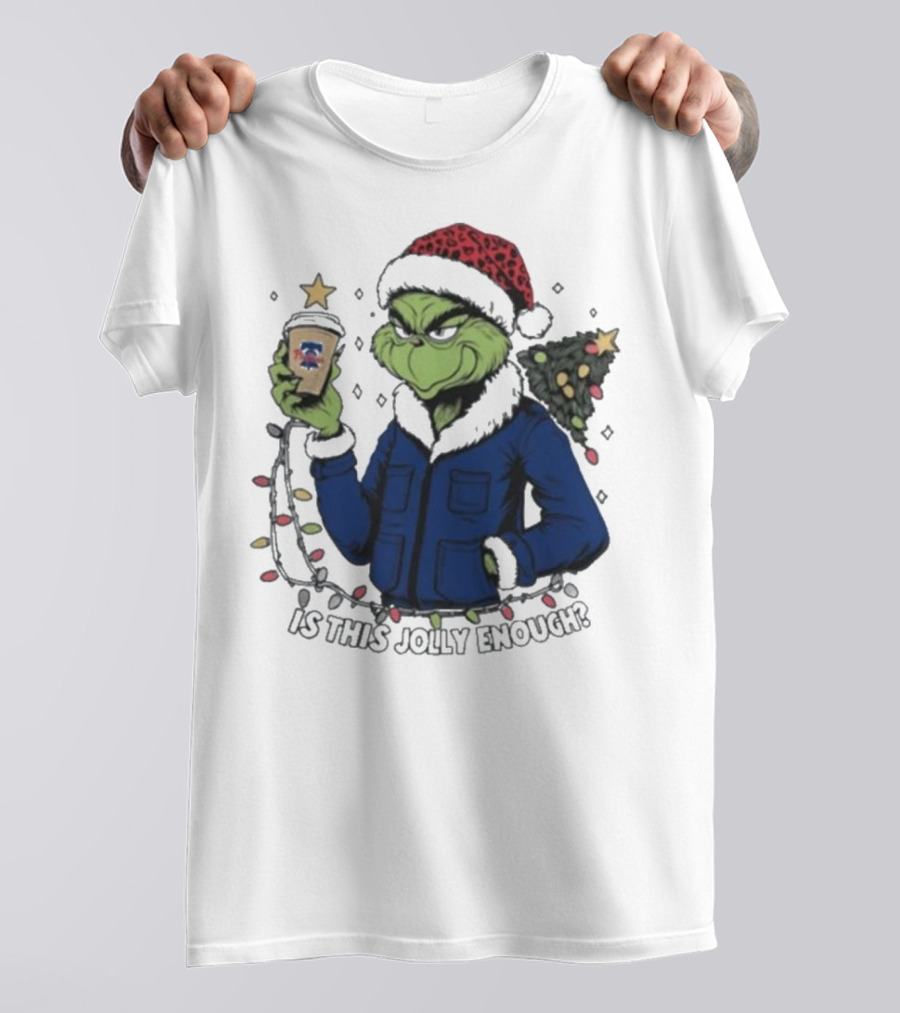 Philadelphia Phillies Grinch Is This Jolly Enough Merry Christmas T-Shirt