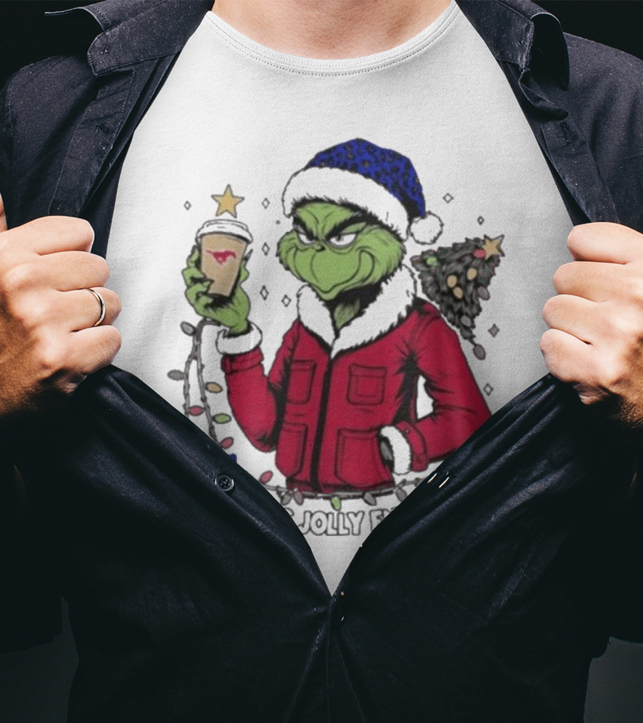 SMU Mustangs Santa Grinch Is This Jolly Enough Merry Christmas T-Shirt