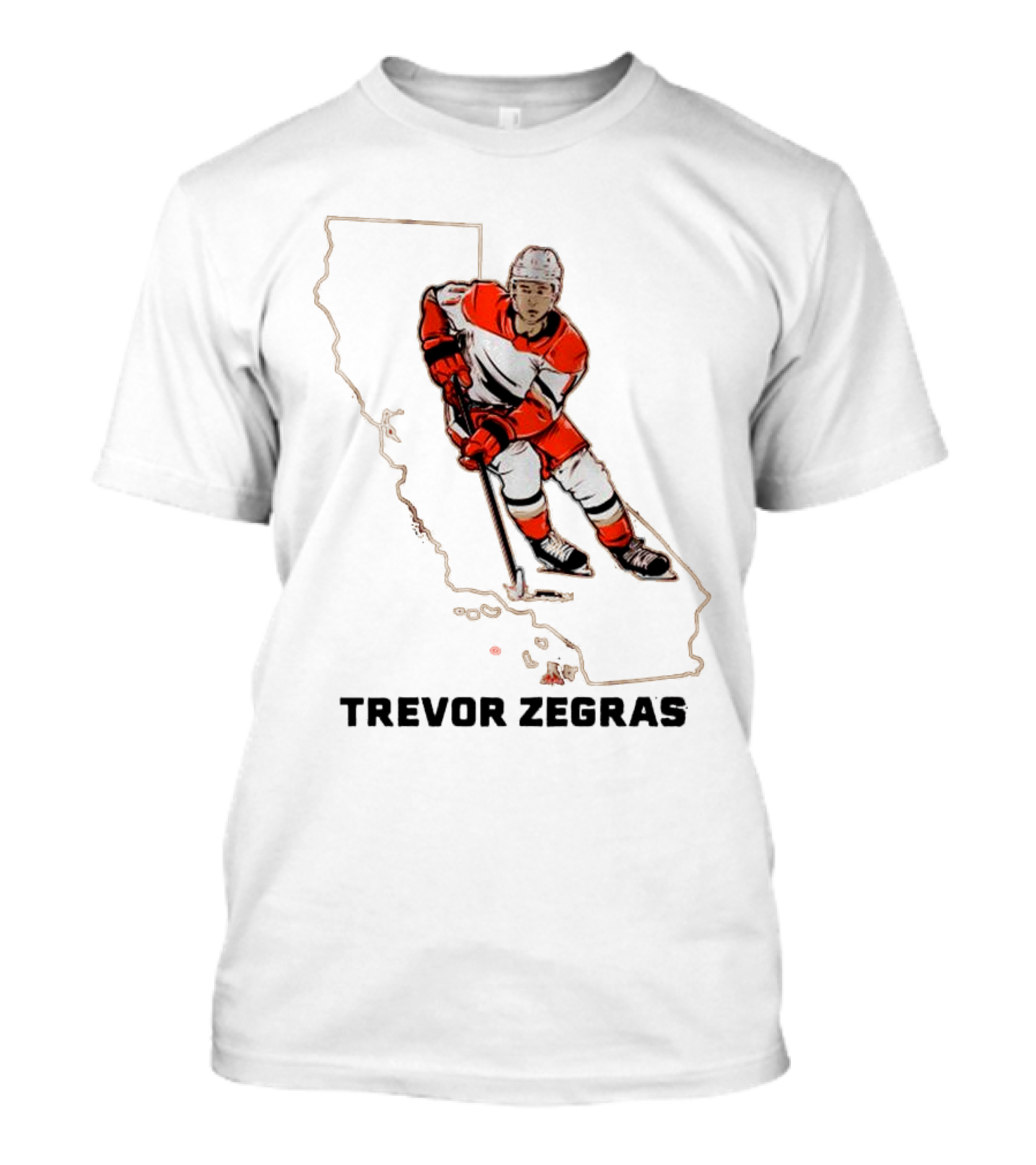 Trevor Zegras California Hockey Player T-Shirt