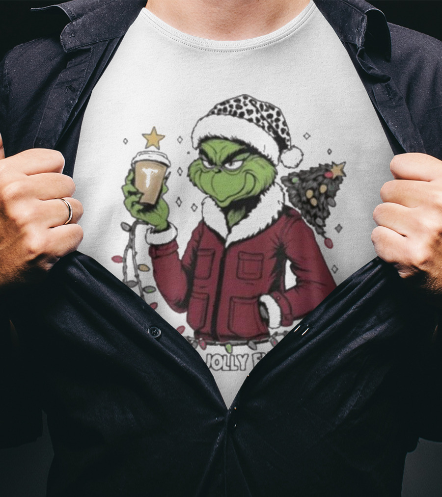 Troy Trojans X Grinch Santa Is This Jolly Enough Merry Christmas T-Shirt