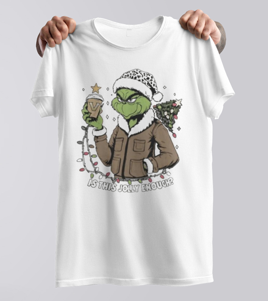 Vanderbilt Commodores Grinch Christmas Is This Jolly Enough T-Shirt