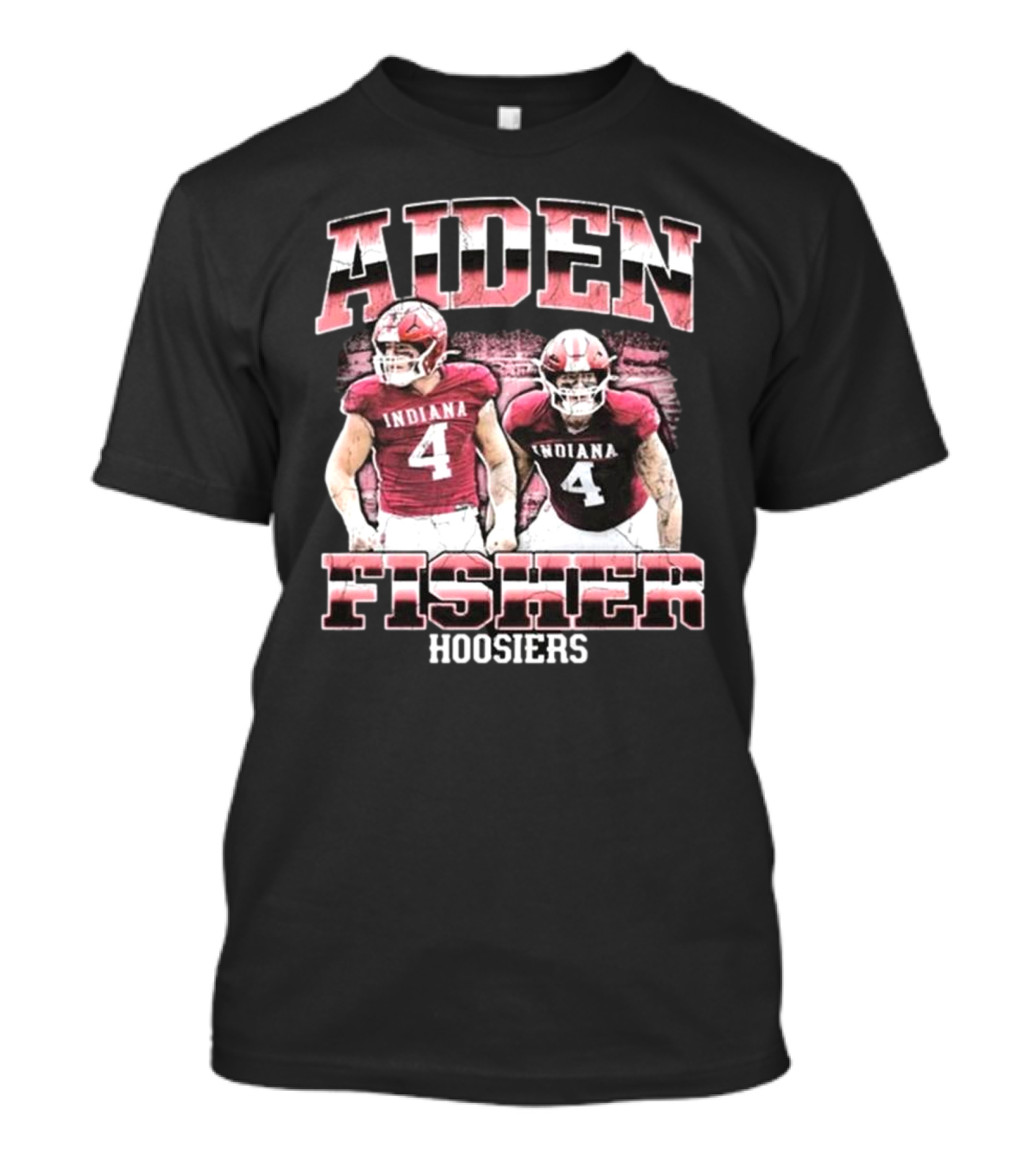 Aiden Fisher Indiana Hoosiers 90s Football T-Shirt