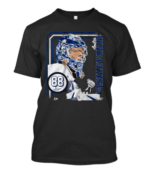 Andrei Vasilevskiy 88 Hockey Goalie Collage Frame T-Shirt