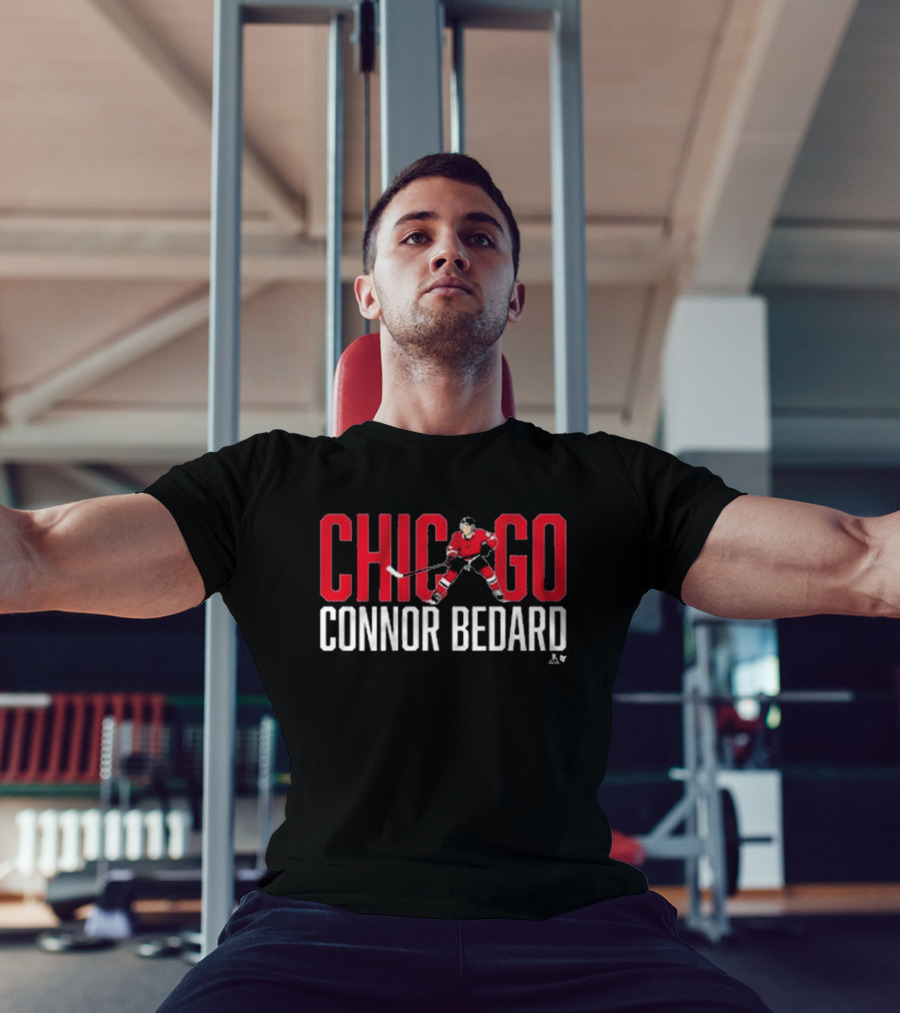 Connor Bedard Chicago Hockey Star T-Shirt