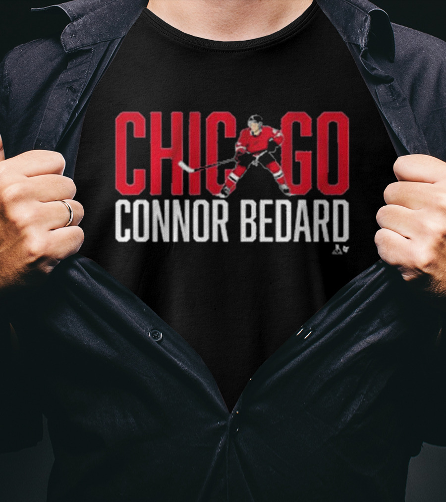 Connor Bedard Chicago Hockey Star T-Shirt