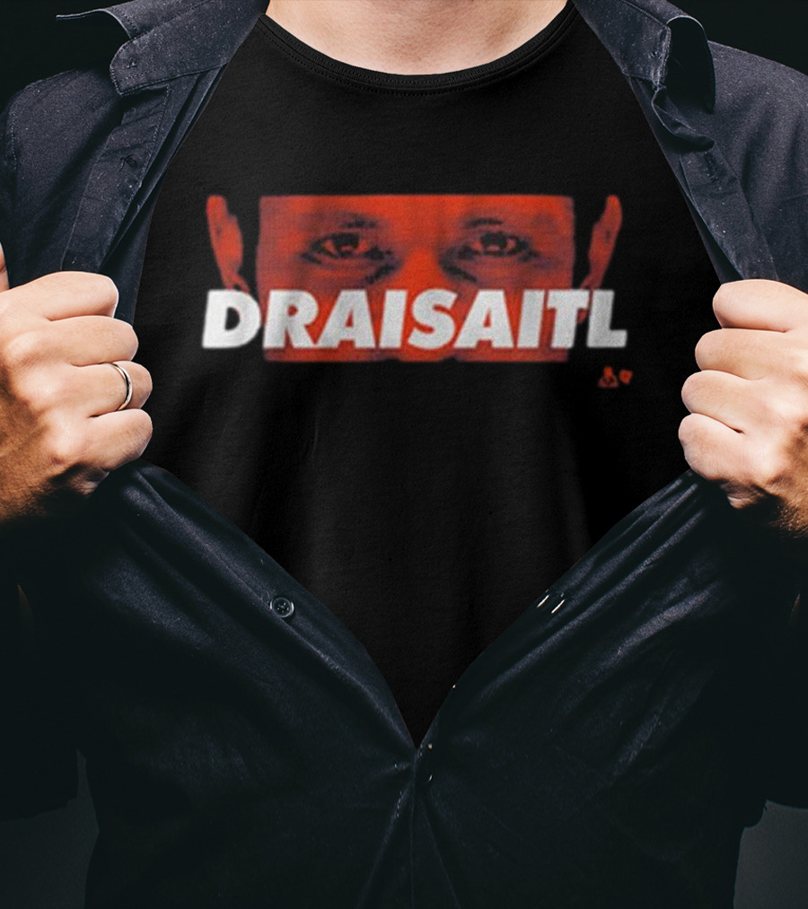 Draisaitl Eyes Bold Red Focus T-Shirt