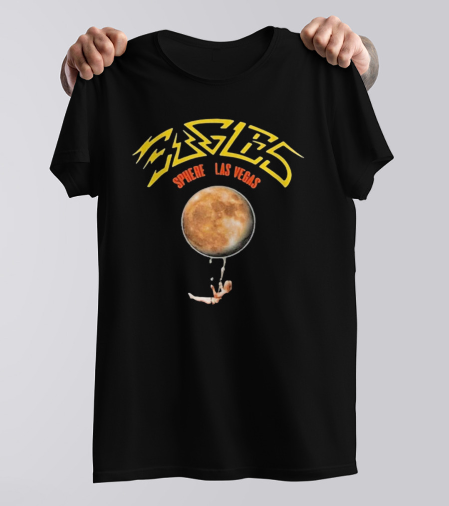 Eagles Sphere Las Vegas Moon Trapeze T-Shirt