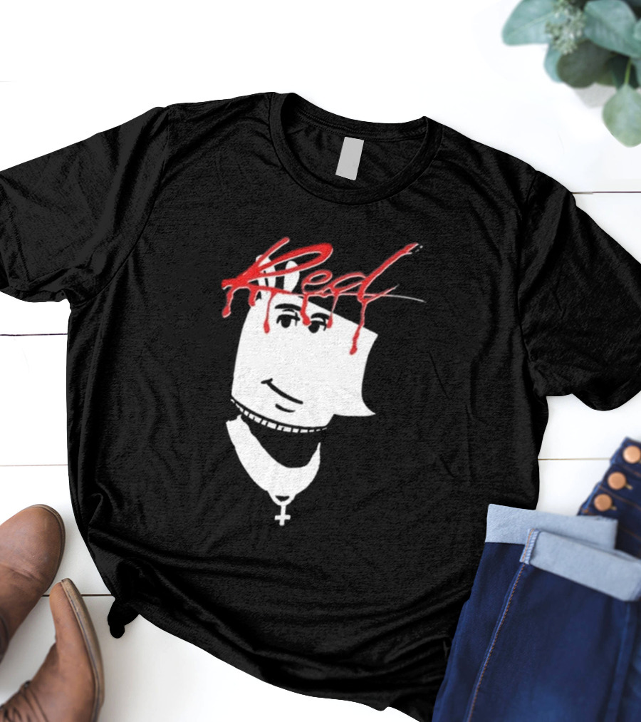 Red Dippytees Chill Guy X Carti T-Shirt